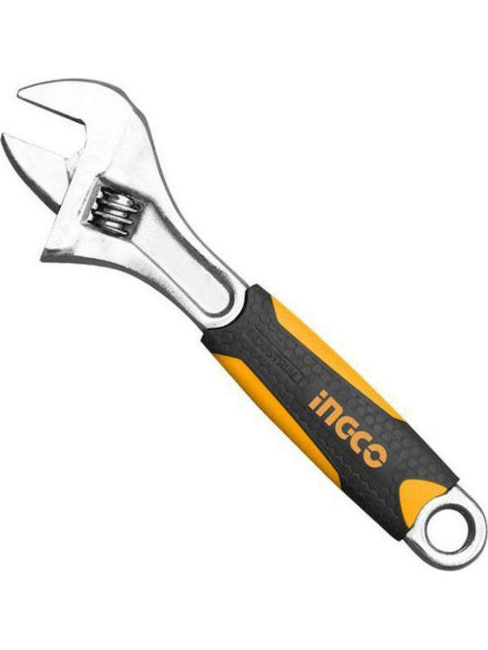 Ingco French Wrench with Adjustable Opening 25mm and Anti-Slip Handle 150mm 6"