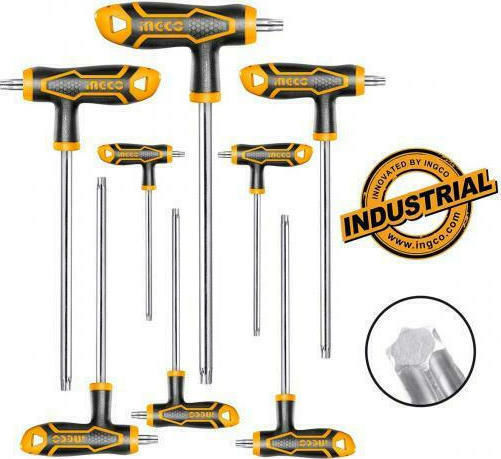Ingco T-Shaped Set 9 Torx Wrenches 8pcs