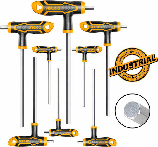 Ingco T-Shaped Set 9 Torx Wrenches 8pcs