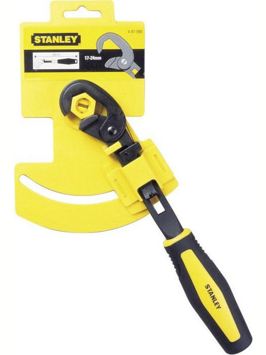 Stanley Γαλλικό Κλειδί Μήκους 200mm με Άνοιγμα Σιαγόνων έως 14mm και Αντιολισθητική Λαβή