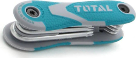 Total Folding Torx Wrench T9 8pcs