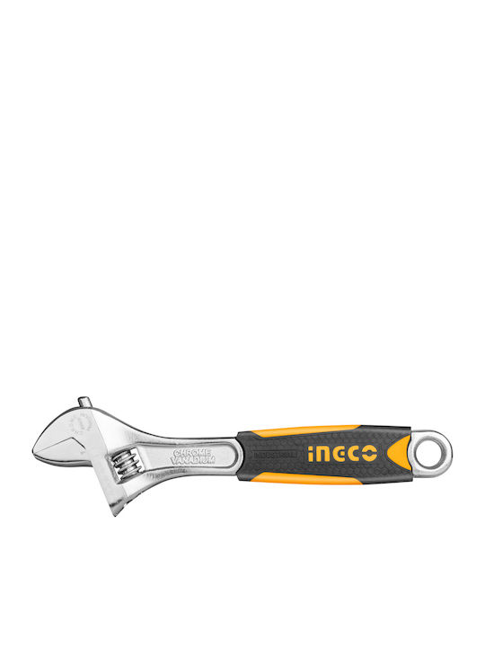 Ingco French Wrench with Adjustable Opening 40mm and Anti-Slip Handle 300mm 12"