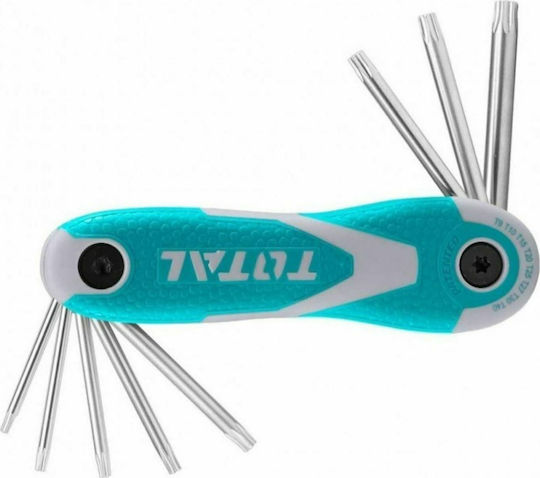Total Folding Torx Wrench T9 8pcs