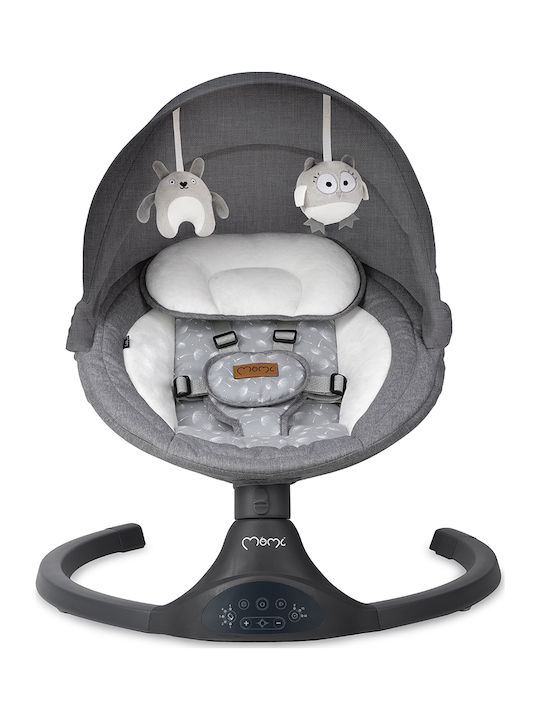 Momi Electric Baby Relax Lami with Music and Vibration Dark Grey for Child up to 9kg