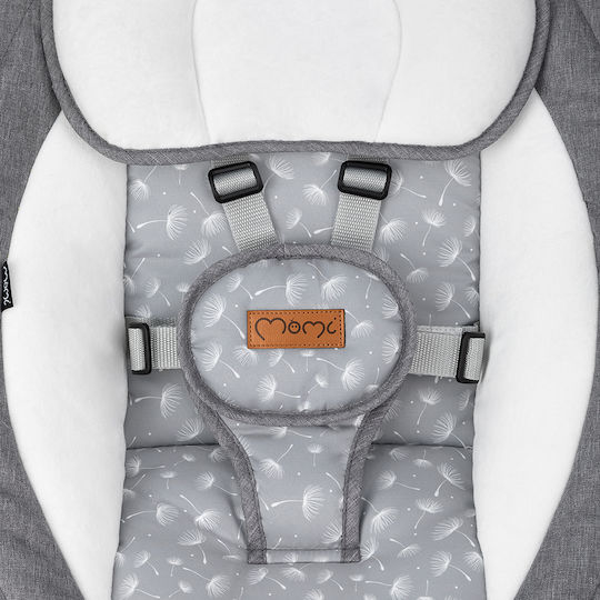 Momi Electric Relax pentru Bebeluși Lami cu Muzică și Vibrații Gri închis pentru Copil până la 9kg