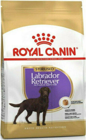 Royal Canin Sterilised Labrador Retriever 12kg Hrană Uscată pentru Câini Adulţi Sterilizaţi de Rase Mari cu Păsări de curte și Orez