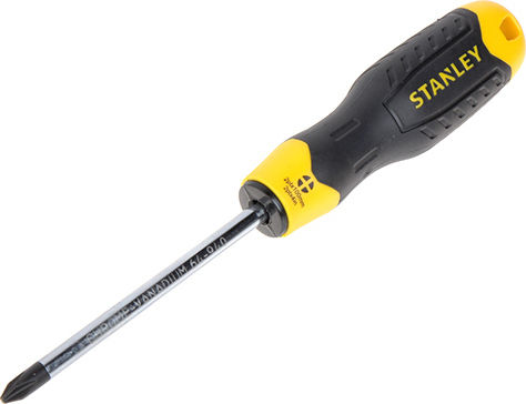 Stanley CushionGrip Magnetic Screwdriver Cross Size PH0x60mm