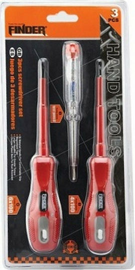 Finder Set 3 Electrician Screwdrivers