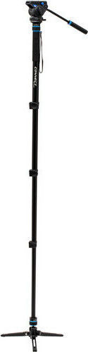 Benro Benro MCT38AFS4 Photography & Video Monopod with Flip Locks and S4 Video Head Aluminum with Tripod Base with Hydraulic Head and 4kg Maximum Load