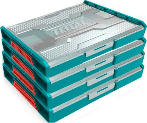 Total Organizator pentru Compartimentul de Unelte 6 Locuri Albastru 34x25x6cm.