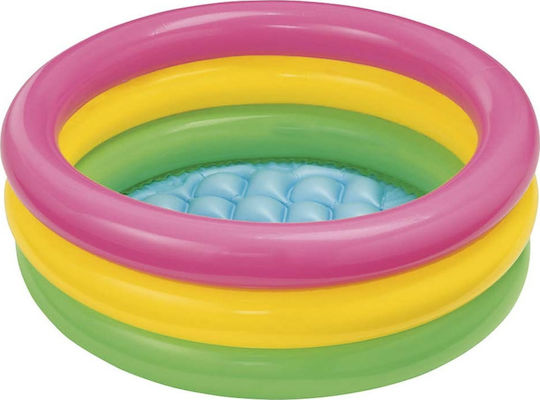 Intex Sunset Glow Children's Round Swimming Pool 780lt Inflatable 168x46cm Sunset Glow