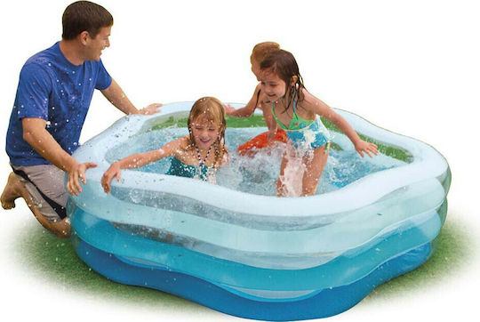 Intex Swim Center Children's Swimming Pool 466lt Inflatable 185x185x53cm Blue