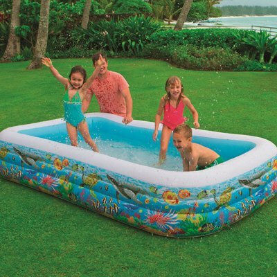 Intex Swim Center Piscină Pentru Copii 1020lt Gonflabilă 305x183x56cm Albastră