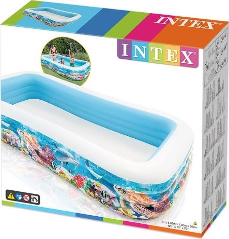 Intex Swim Center Piscină Pentru Copii 1020lt Gonflabilă 305x183x56cm Albastră