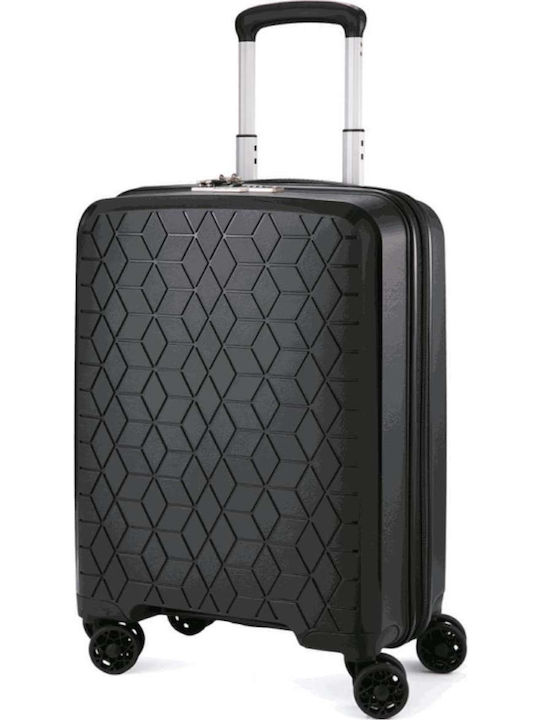 Verage GM18106W Βαλίτσα Ταξιδίου Καμπίνας Σκληρή Μαύρη με 4 Ρόδες Ύψους 53εκ.