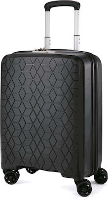 Verage GM18106W Cabin Travel Suitcase Hard Black with 4 Wheels Height 53cm