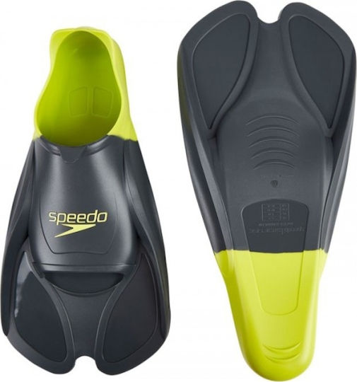 Speedo Βατραχοπέδιλα Πισίνας Biofuse Training Κοντά Γκρι