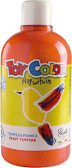 Toy Color Ready Tempera Paints Orange in Bottle 500ml 1pcs