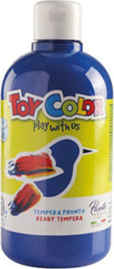 Toy Color Ready Tempera Paints Cobalt Blue in Bottle 500ml 1pcs