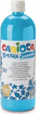 Carioca Tempera Tempera Farben Blau in Flasche 1000ml 1Stück KO030.16