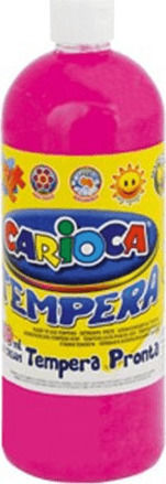 Carioca Tempera Τέμπερα Ζωγραφικής Φούξια σε Μπουκάλι 1000ml