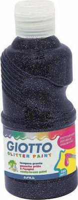 Giotto Extra Quality Tempera Farben Dark Blue Glitzer in Flasche 250ml 1Stück 053120800