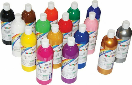 Rainbow Τέμπερα Ζωγραφικής Μωβ σε Μπουκάλι 500ml