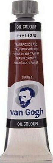 Royal Talens Van Gogh Λαδομπογιά 378 Transparent Oxide Red 60ml