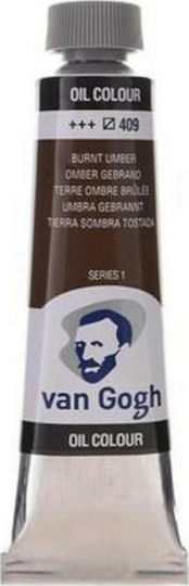 Royal Talens Van Gogh Oil Colour Burnt Umber 409 20ml