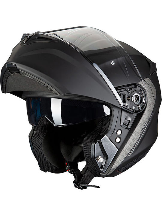MT Storm SV Black Matt Κράνος Μηχανής Flip-Up ECE 22.05 1550gr με Sunvisor