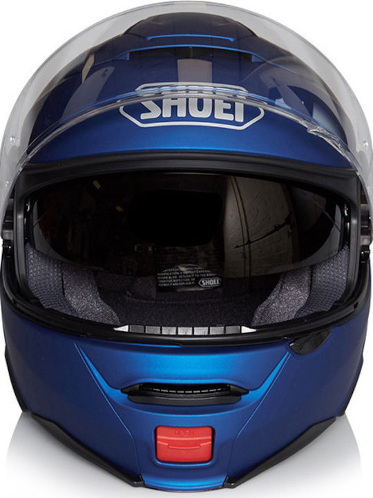 Shoei Neotec II Albastru mat metalizat Cască Moto Flip-Up DOT