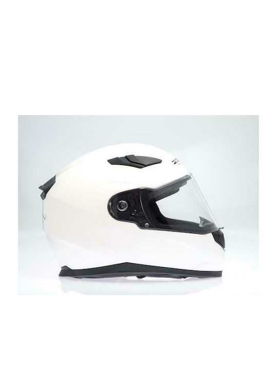 Zen ZN-816 White Κράνος Μηχανής Full Face με Sunvisor