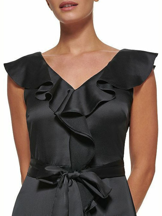 Summer Maxi Dress for Wedding and Christening Black
