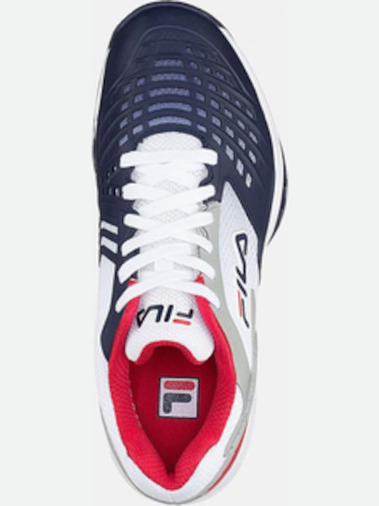 FILA Axilus Ανδρικά Παπούτσια Τένις για Όλα τα Γήπεδα Λευκά