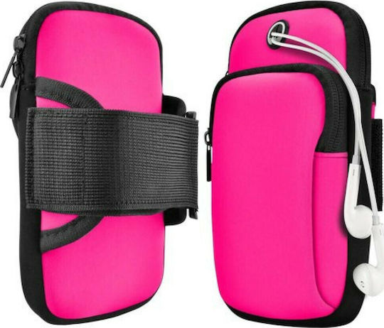 Baseus Running Armband Sports Ροζ (16.2 x 7.8 x 1.4cm)