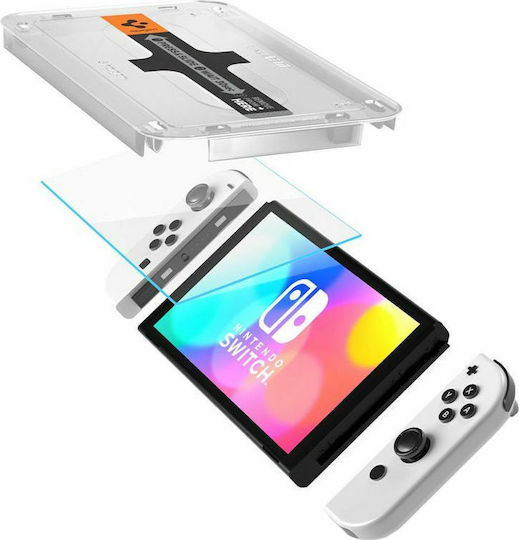 Spigen Ez Fit GLAS.tR Screen Protector Tempered Glass for Switch OLED