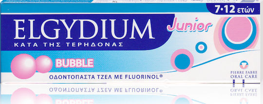 Elgydium Junior Children's Toothpaste for 7+ Years with Bubblegum Flavor 50ml
