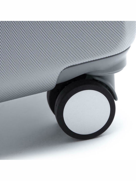 Nava Design Outline Valiză De Călătorie Medie Dură Argintie Cu 4 Roți Înălțime 65 Cm