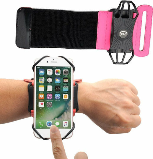Hurtel Running Forearm Armband έως 6" Ροζ