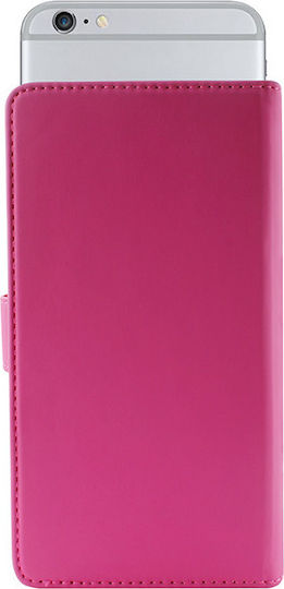 Puro UniWallet Buchhülle bis 4.7" Rosa UNIWALLET3PNKL