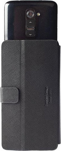 Krusell Leather Malmo Flipwallet Slide 2XL (Μαύρο)