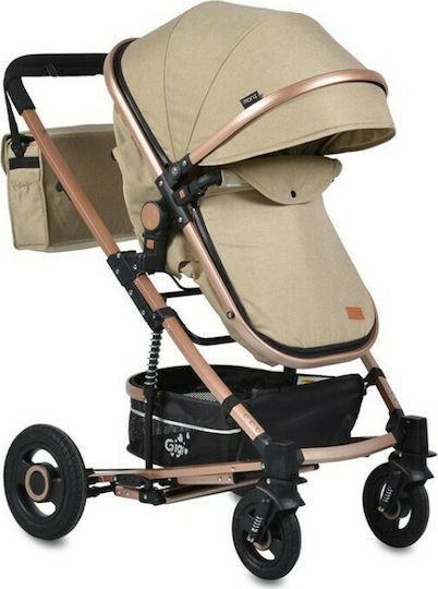 Moni Gigi 2 in 1 Baby Stroller Suitable for Newborn Dark Grey 12.5kg