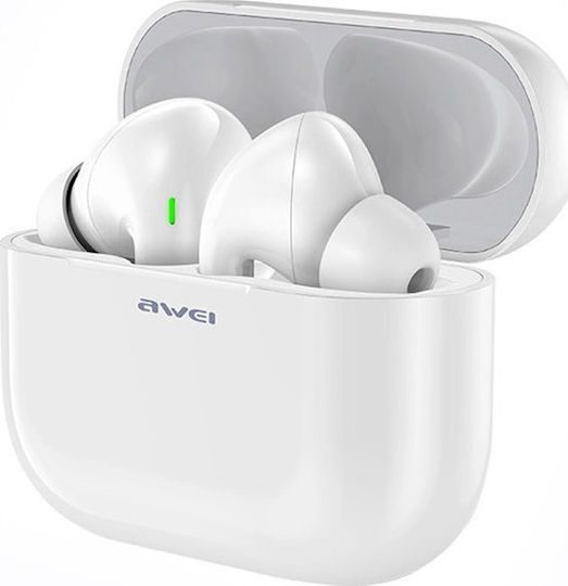 Awei T29 In-ear Bluetooth Handsfree Earphones with Sweat Resistance and Charging Case White