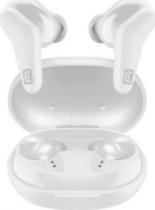 Cellular Line Hark In-ear Bluetooth Handsfree Ακουστικά με Θήκη Φόρτισης Λευκά