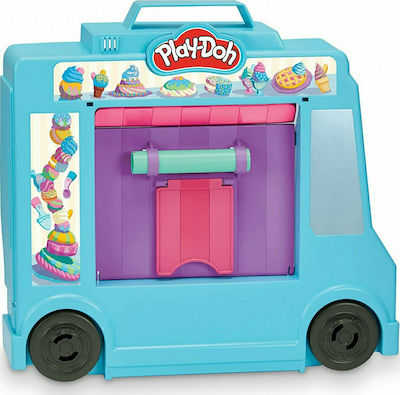 Hasbro Play-Doh Plasticine - Game Ice Cream Truck for 3+ Years, 5pcs F1390