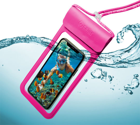 Celly Waterproof Waterproof up to 6.5" Pink