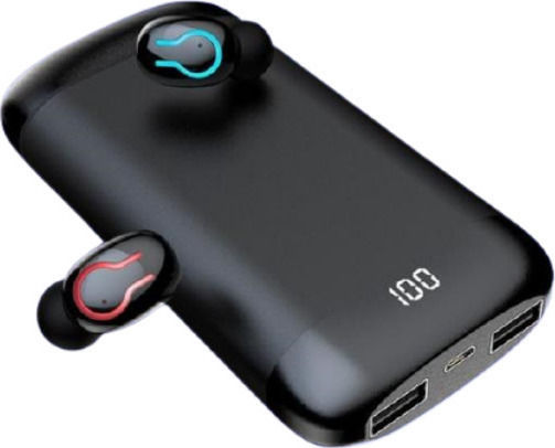 Andowl Q66 In-ear Bluetooth Handsfree Ακουστικά με Θήκη Φόρτισης Μαύρα