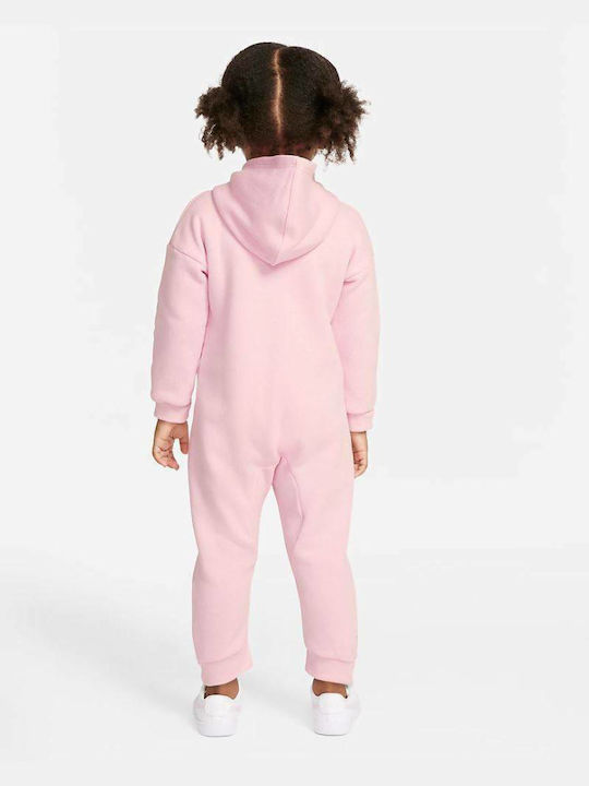 Nike Kids Fabric Jumpsuit Pink