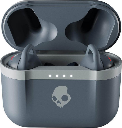 Skullcandy Indy Evo In ear Bluetooth хендсфри Слушалки с Кутийка за Зареждане Chill Grey