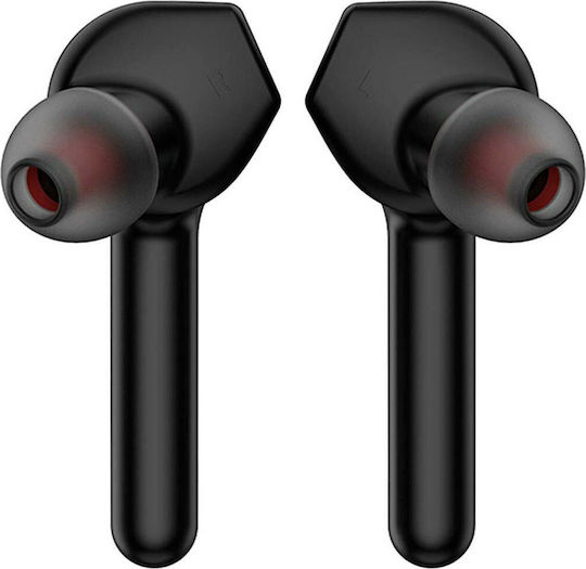 Lenovo HT20 In-ear Bluetooth Handsfree Ακουστικά με Θήκη Φόρτισης Μαύρα